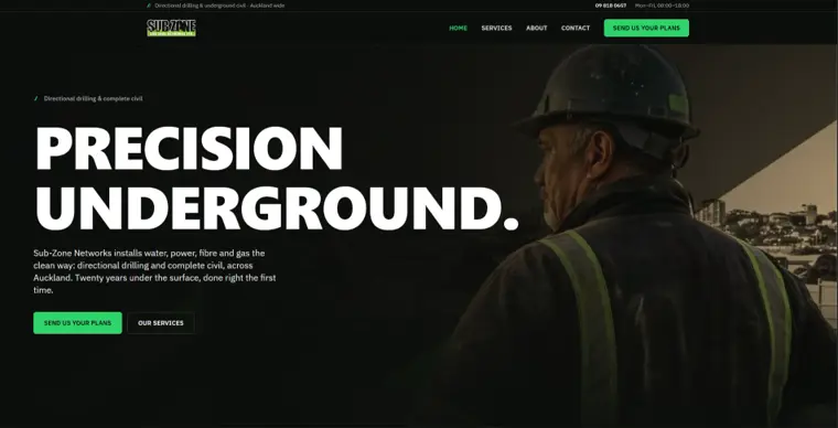 Subzone Networks — Civil website built with Pubd